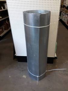 lot 1602 image: Roll of Perforated Sheet Metal - 48 x About 10 Long