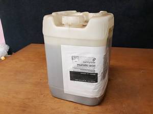 lot 1616 image: Jug of Muriatic Acid - Approximately 4 Gallons