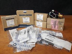 lot 1631 image: Lot of (5) Navien Tankless Water Heater Parts  Tubes and O-Rings