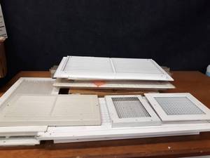 lot 1705 image: Lot of (12) Assorted Duct Covers  Grates