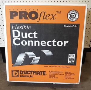 lot 1730 image: NEW Roll of ProFlex Duct Connector 100 - Part No. PFC3VSGA