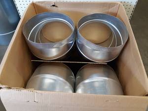 lot 1732 image: Case of (4) 12 Aluminum 90° Elbows