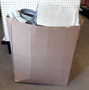 lot 1734 image: Large Box of Assorted Ductwork and More