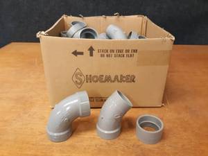 lot 1752 image: Lot of (36) 2 CPVC 90°, 45° Elbows and Couplers