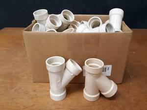 lot 1757 image: Lot of (20) 1-12  PVC DWV Wyes