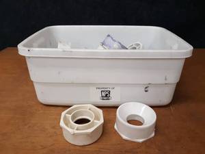 lot 1754 image: Lot of (20) 4 x 2 PVC DWV Bushings