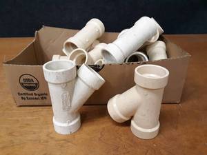 lot 1760 image: Lot of (20) 1-12  PVC DWV Wyes