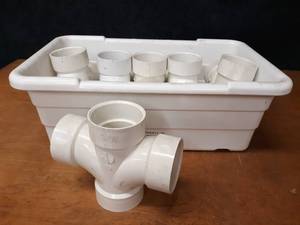lot 1758 image: Lot of (6) 3 Double Sanitary Tees
