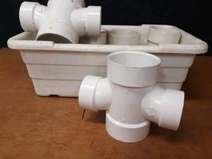 lot 1759 image: Lot of (6) 4 x  3 Double Sanitary Tees