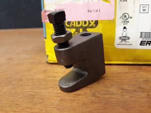 lot 1806 image: Lot of (50) CADDY 12 Beam Clamps #300 - 3000050PL