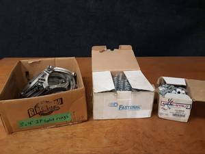 lot 1807 image: Split Ring Pipe Clamps & Clamp Nuts