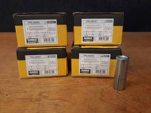 lot 1809 image: Lot of (100) DeWalt 58 Steel Drop In Anchors