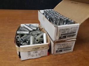 lot 1810 image: Lot of (150) 12 Steel Drop In Anchors