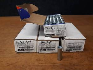 lot 1813 image: Lot of (190) 12 Steel Drop In Anchors