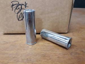 lot 1815 image: Lot of (39) 34 Steel Drop In Anchors