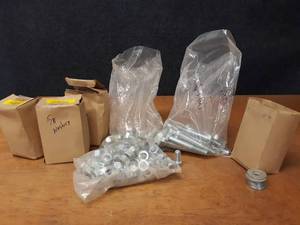 lot 1826 image: Large Lot of 58 Bolts, Nuts and Washers