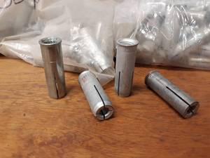 lot 1829 image: Lot of (90) 12 Steel Drop In Anchors