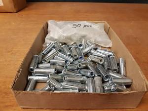 lot 1830 image: Lot of (125) 12 Steel Drop In Anchors