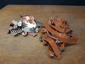 lot 1834 image: Lot of (46) 3 & 4 Pipe Strut Clamps