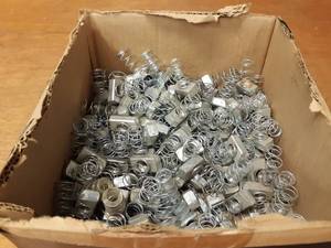 lot 1848 image: Box of 12 Strut Nuts w Spring
