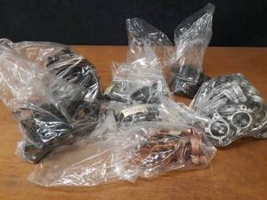 lot 1853 image: Large Assorted Lot of Split Ring Pipe Clamps - 12 to 4