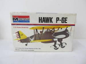 lot 10 image: Vintage Monogram Army Air Corps P-6E Hawk