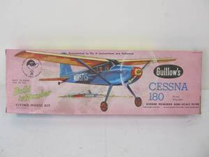 lot 17 image: Vintage Guillows Balsa Wood Cessna 180