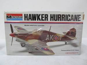 lot 39 image: Vintage Monogram Hawker Hurricane