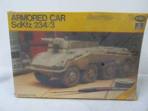lot 78 image: Vintage Testors German Sd.Kfz. 2343 Armored Car