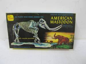 lot 115 image: Vintage Palmer American Mastodon Dinosaur Model