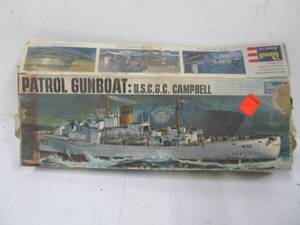 lot 150 image: Vintage Revell Navy Patrol Gunboat