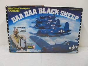 lot 147 image: Vintage Baa Baa Black Sheep F4U-1 Corsair