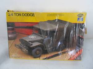 lot 179 image: Vintage Testors US Army 34 Ton Dodge
