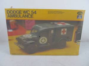 lot 185 image: Vintage Testors US Army Dodge WC 54 Ambulance