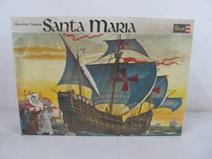 lot 213 image: Vintage Revell Santa Maria Columbus Flagship