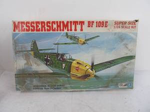 lot 216 image: Vintage MPC Super Size German Messerschmitt Me 109E