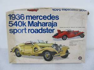 lot 255 image: Large Vintage Entex 1936 Mercedes 540K Maharaja Sport Roadster