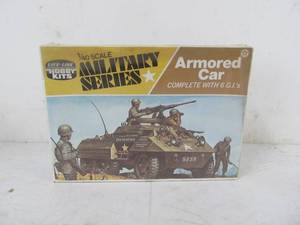 lot 274 image: Vintage Life-Like  Military Series Armored Car