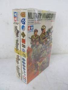lot 279 image: Vintage Tamiya Double Pack US Infantry Soldiers & Amphibious Vehicle