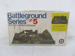 lot 280 image: Vintage Entex Battleground Series KFZ 250 Carrier Diorama