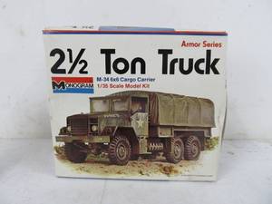 lot 281 image: Vintage Monogram Armor Series 2 12 Ton Military Truck