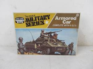 lot 283 image: Vintage Life-Like  Military Series Armored Car