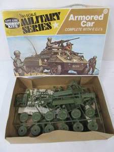 lot 287 image: Vintage Life-Like  Military Series Armored Car