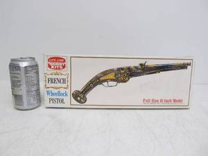lot 14 image: Vintage Life-Like French Wheellock Pistol