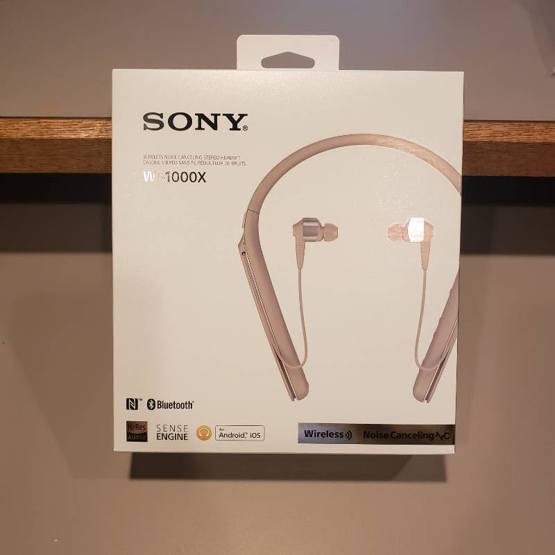 Sony WI 100X Bluetooth Earbud Headphone Set Wine Connoisseur