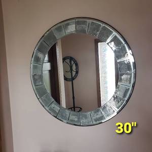 lot 54 image: Dazzling Contemporary Entry Mirror