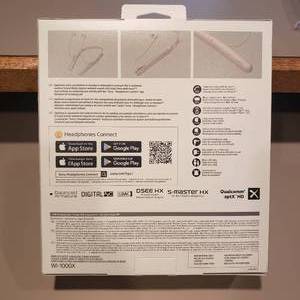 lot 18 image: Sony WI-100X Bluetooth Earbud Headphone Set