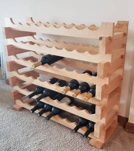 lot 80 image: Block and Groove Seven Shelf Wine Rack