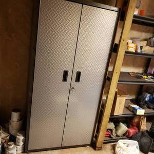 lot 45 image: Gladiator Medal Utility Cabinet by Whirlpool Corp.