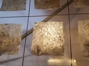 lot 38 image: Stunning Art Glass Console Table